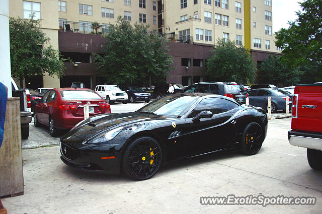 Ferrari California spotted in Dallas, Texas