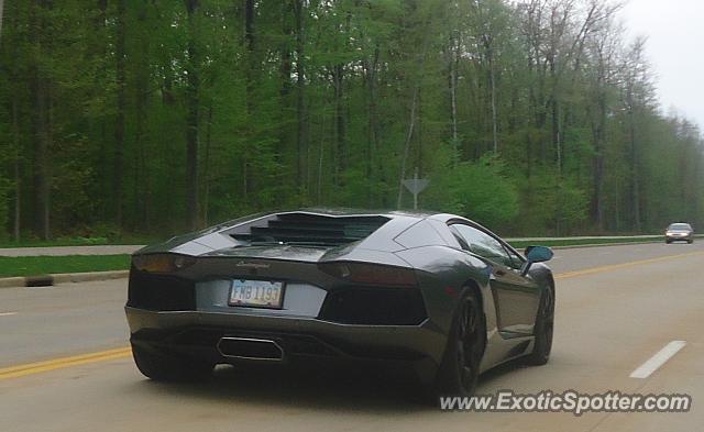 Lamborghini Aventador spotted in North Olmsted, Ohio