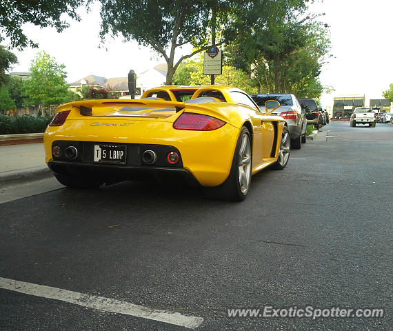 Porsche Carrera GT spotted in The Woodlands, Texas