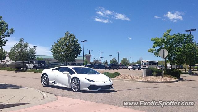 Lamborghini Huracan spotted in Castle pines, Colorado