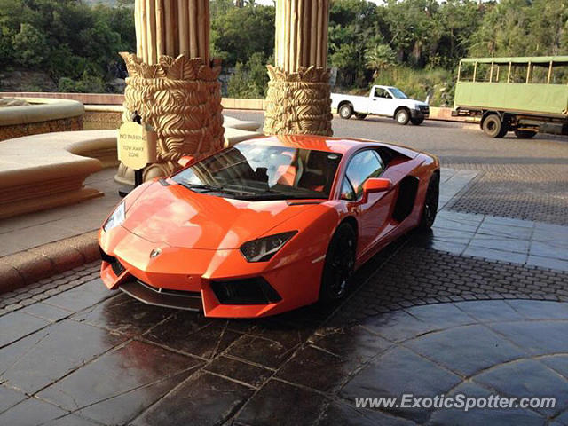 Lamborghini Aventador spotted in Sun City, South Africa