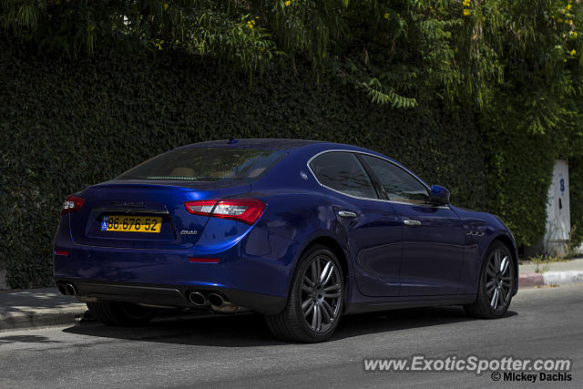 Maserati Ghibli spotted in Herzliya, Israel