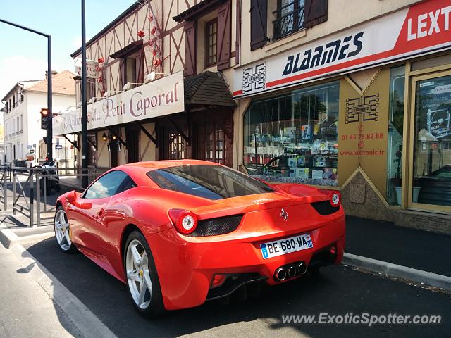 Ferrari 458 Italia spotted in Pontault-Combaul, France