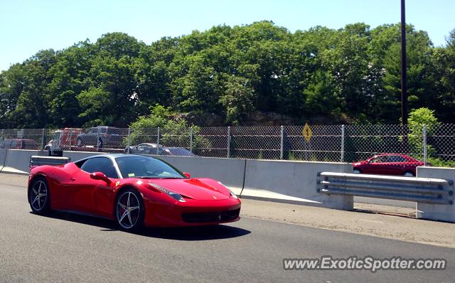 Ferrari 458 Italia spotted in Woburn, Massachusetts
