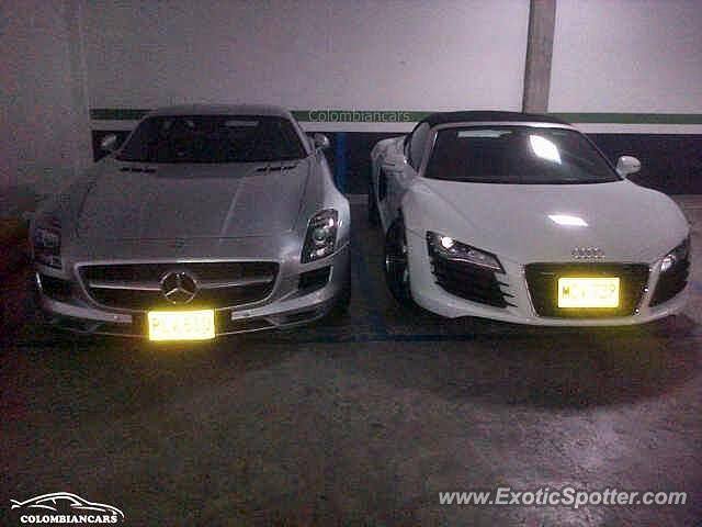 Mercedes SLS AMG spotted in Bogota, Colombia