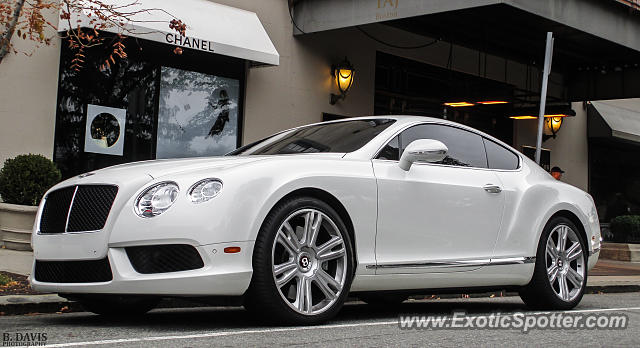 Bentley Continental spotted in Boston, Massachusetts