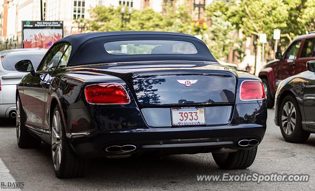 Bentley Continental spotted in Boston, Massachusetts