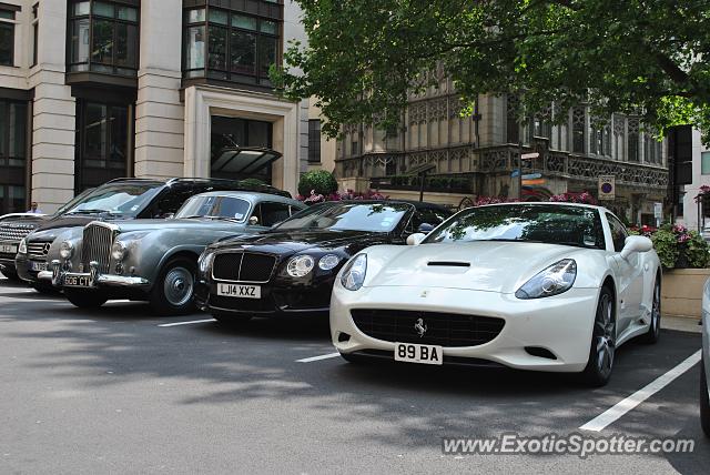 Ferrari California spotted in London, United Kingdom