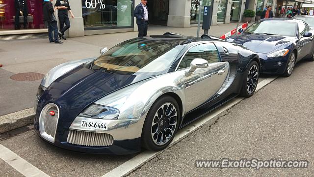 Bugatti Veyron spotted in Zurich, Switzerland