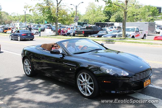 Aston Martin DB9 spotted in Greenwich, Connecticut