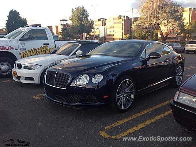 Bentley Continental spotted in Bogota, Colombia