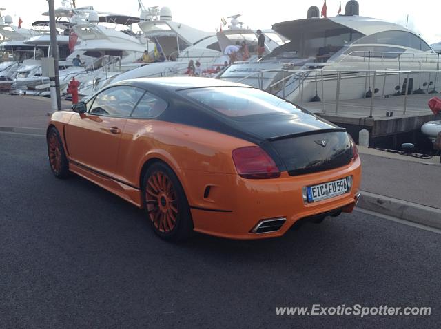 Bentley Continental spotted in St Tropez, France