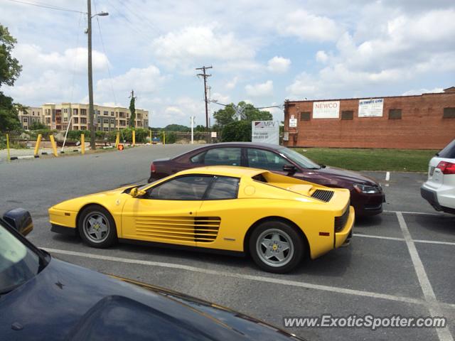 Ferrari Testarossa spotted in Charlotte, North Carolina