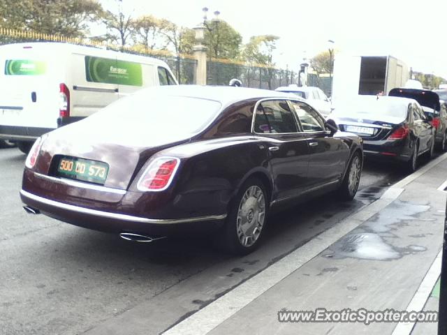 Bentley Mulsanne spotted in Paris, France
