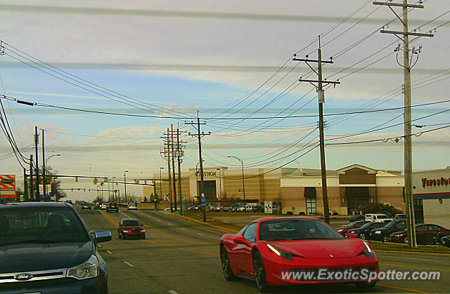 Ferrari 458 Italia spotted in Cincinnati, Ohio