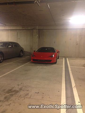 Ferrari 458 Italia spotted in Los Angeles, California
