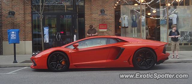 Lamborghini Aventador spotted in Westlake, Ohio