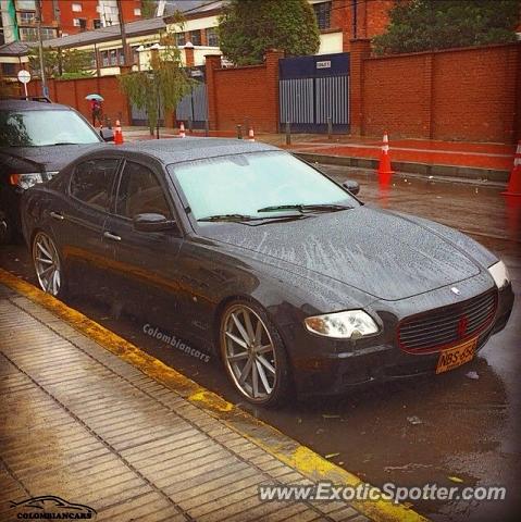 Maserati Quattroporte spotted in Bogota, Colombia