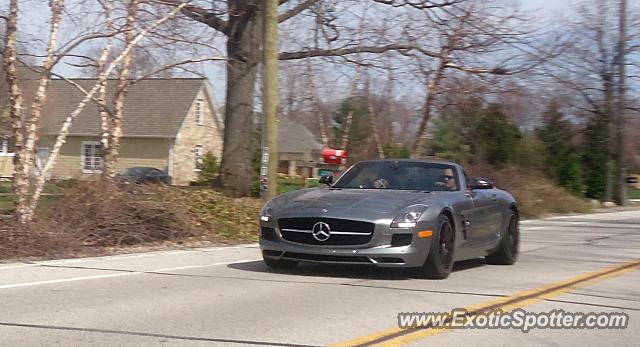 Mercedes SLS AMG spotted in Bay Village, Ohio