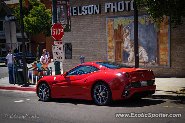 Ferrari California spotted in San Diego, California