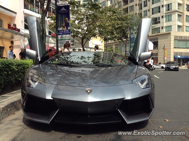 Lamborghini Aventador spotted in Taguig, Philippines