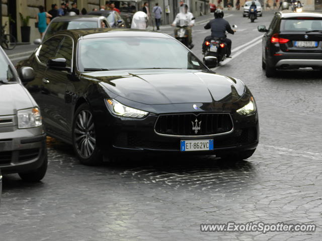 Maserati Ghibli spotted in Rome, Italy
