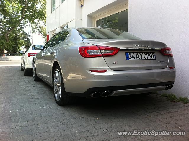 Maserati Quattroporte spotted in Istanbul, Turkey