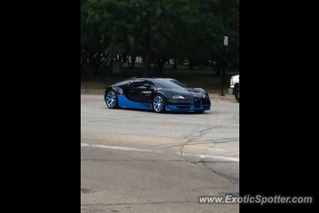 Bugatti Veyron spotted in Chicago, Illinois