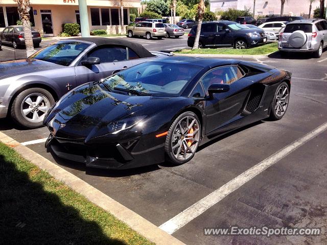 Lamborghini Aventador spotted in Fresno, California