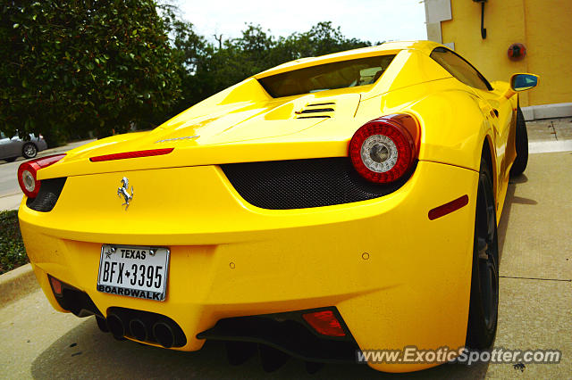 Ferrari 458 Italia spotted in Dallas, Texas