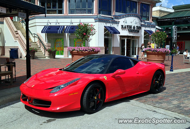 Ferrari 458 Italia spotted in Columbus, Ohio