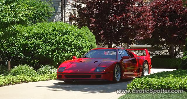 Ferrari F40 spotted in Westlake, Ohio