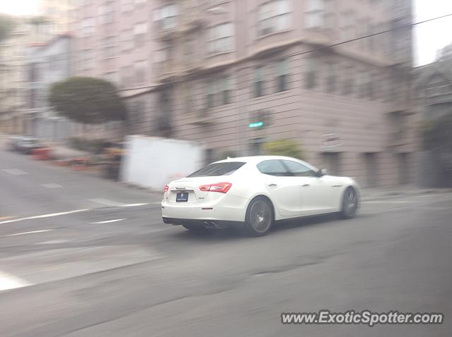 Maserati Ghibli spotted in San Francisco, California
