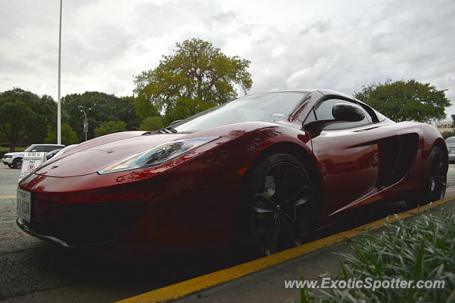 Mclaren MP4-12C spotted in Dallas, Texas