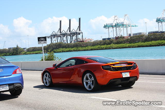 Mclaren MP4-12C spotted in Miami, Florida