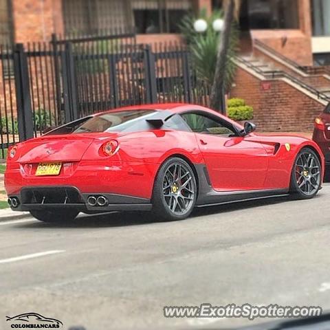 Ferrari 599GTO spotted in Bogota, Colombia