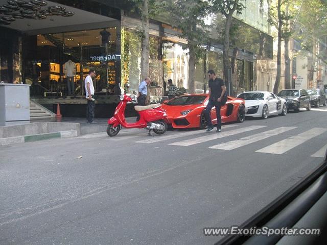 Lamborghini Aventador spotted in Tehran, Iran