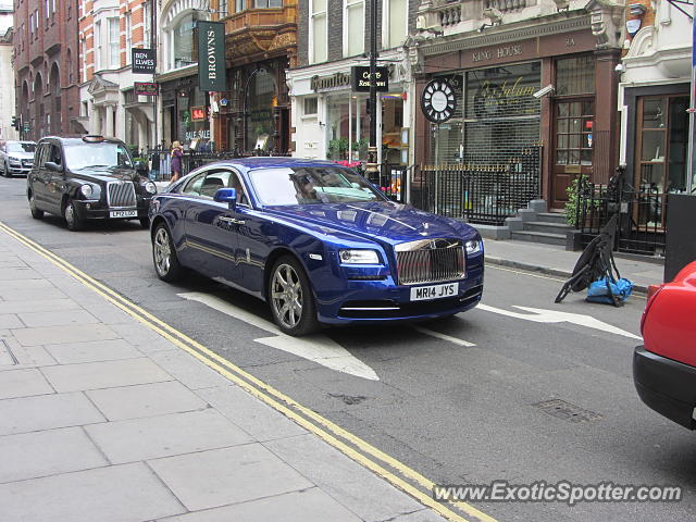 Rolls Royce Wraith spotted in London, United Kingdom