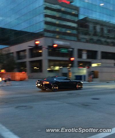 Aston Martin Vanquish spotted in Oklahoma city, Oklahoma