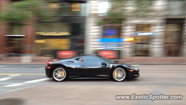 Ferrari 458 Italia spotted in San Francisco, California