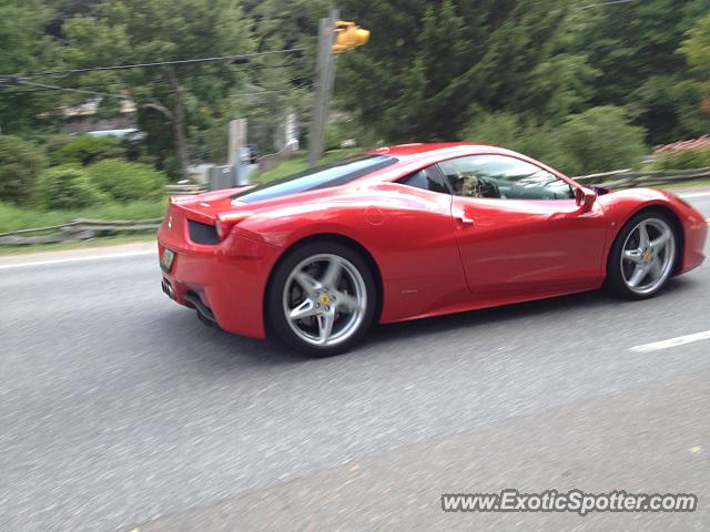 Ferrari 458 Italia spotted in Blowing Rock, North Carolina