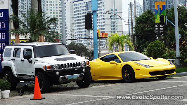 Ferrari 458 Italia spotted in Makati City, Philippines