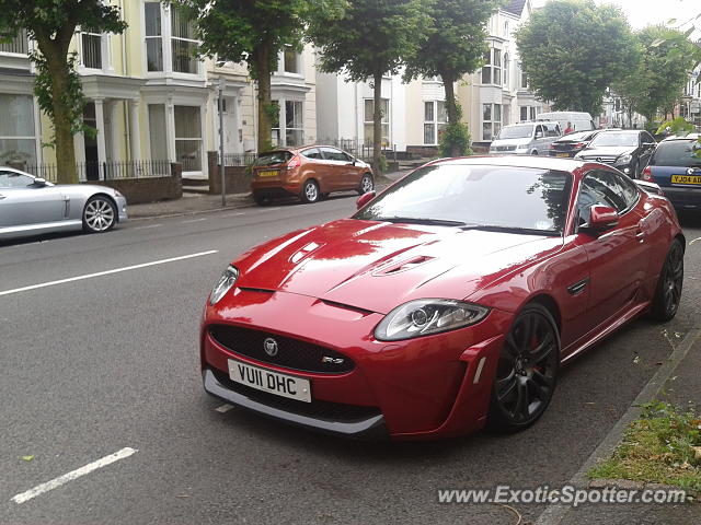 Jaguar XKR-S spotted in Swansea, United Kingdom