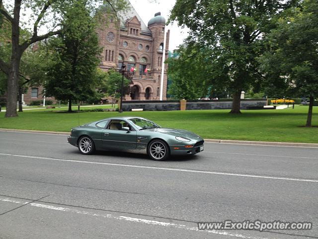 Aston Martin DB7 spotted in Toronto, Canada