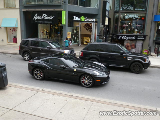 Ferrari California spotted in Toronto, Canada
