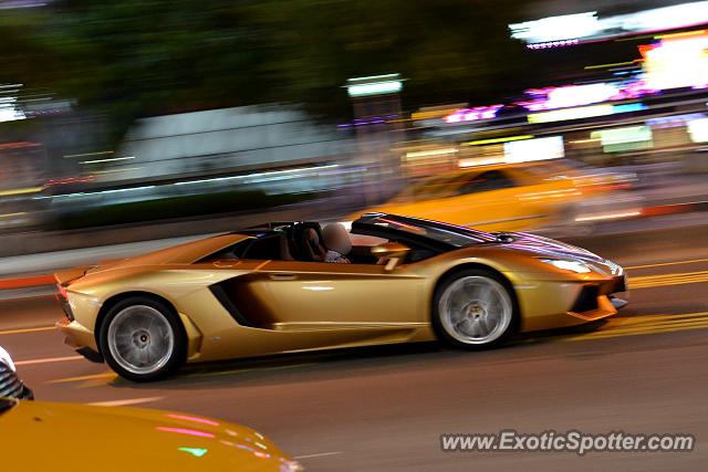 Lamborghini Aventador spotted in Taipei, Taiwan