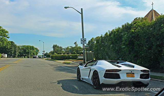 Lamborghini Aventador spotted in Deal, New Jersey