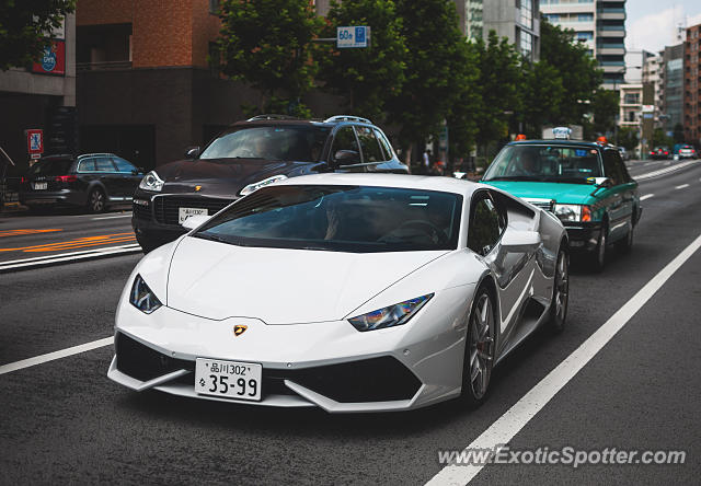 Lamborghini Huracan spotted in Tokyo, Japan