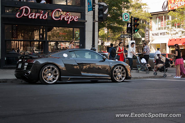 Audi R8 spotted in Montreal., Canada
