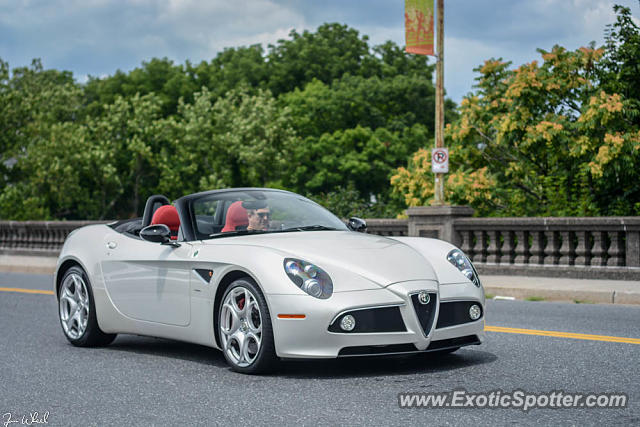 Alfa Romeo 8C spotted in Bethlehem, Pennsylvania
